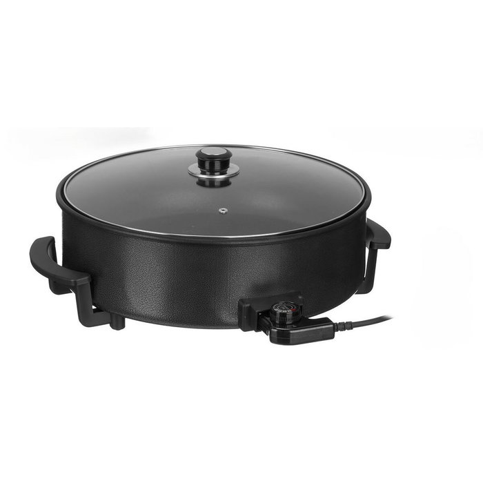 Argon Paellera Eléctrica 40cm 1500W de Negro, Plata y Transparente Argon Paellera Eléctrica 40cm 1500W de Negro, Plata y Transparente
