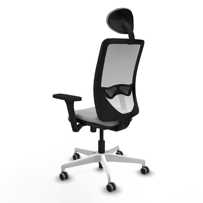 PIQUERAS Y CRESPO Silla de oficina Zulema Gris claro y Blanco PIQUERAS Y CRESPO Silla de oficina Zulema Gris claro y Blanco