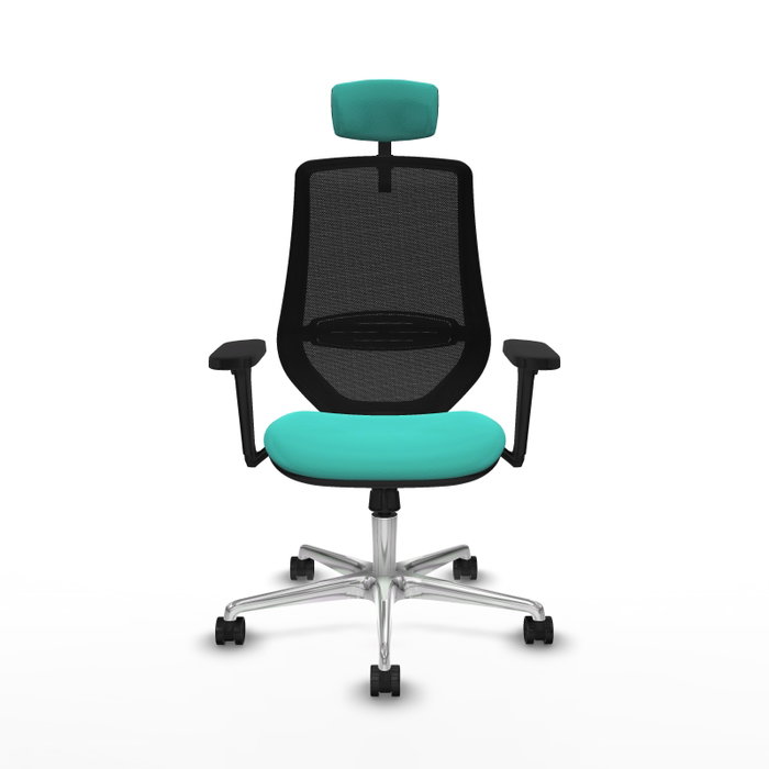 PIQUERAS Y CRESPO Silla de oficina Mardos con Mecanismo Sincro, Turquesa y Negro PIQUERAS Y CRESPO Silla de oficina Mardos con Mecanismo Sincro, Turquesa y Negro