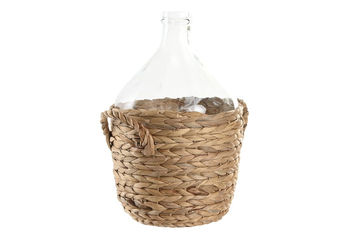 DKD Home Decor Jarrón Cristal Fibra ASA Natural 8,5 L DKD Home Decor Jarrón Cristal Fibra ASA Natural 8,5 L