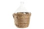 DKD Home Decor Jarrón Cristal Fibra ASA Natural 8,5 L