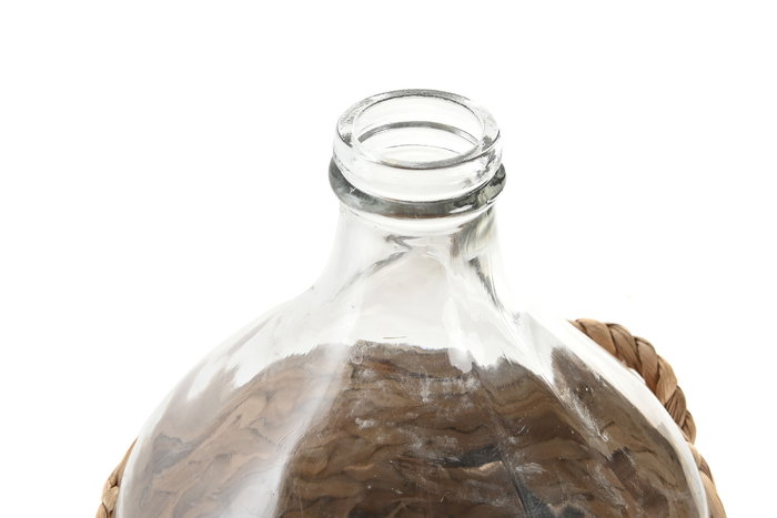 DKD Home Decor Jarrón Cristal Fibra ASA Natural 8,5 L DKD Home Decor Jarrón Cristal Fibra ASA Natural 8,5 L