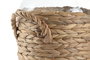 DKD Home Decor Jarrón Cristal Fibra ASA Natural 8,5 L