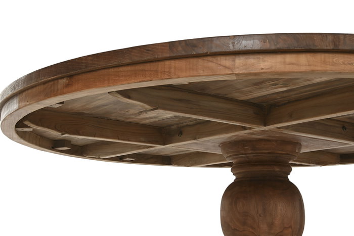 DKD Home Decor Mesa Comedor Item Home Natural 160 x 78 x 160 cm Teca Reciclada DKD Home Decor Mesa Comedor Item Home Natural 160 x 78 x 160 cm Teca Reciclada