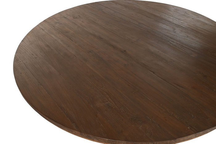 DKD Home Decor Mesa Comedor Item Home Natural 160 x 78 x 160 cm Teca Reciclada DKD Home Decor Mesa Comedor Item Home Natural 160 x 78 x 160 cm Teca Reciclada