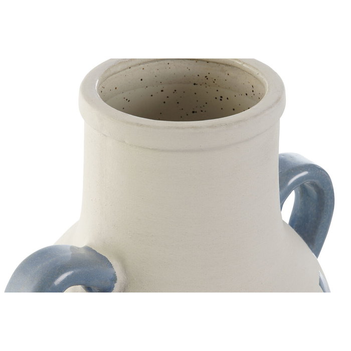 DKD Home Decor Jarrón de Cerámica Rugoso Marrón