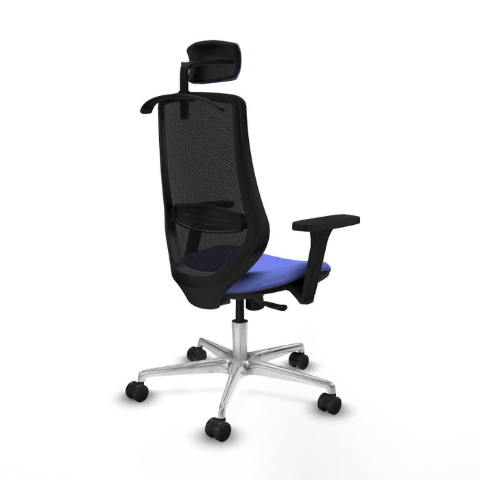 PIQUERAS Y CRESPO Silla de oficina Mardos con mecanismo Sincro, Azul claro y Negro PIQUERAS Y CRESPO Silla de oficina Mardos con mecanismo Sincro, Azul claro y Negro