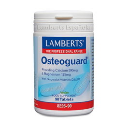 Lamberts Osteoguard 90 tabletas - Fórmula para la salud ósea con calcio, magnesio y vitaminas D y K