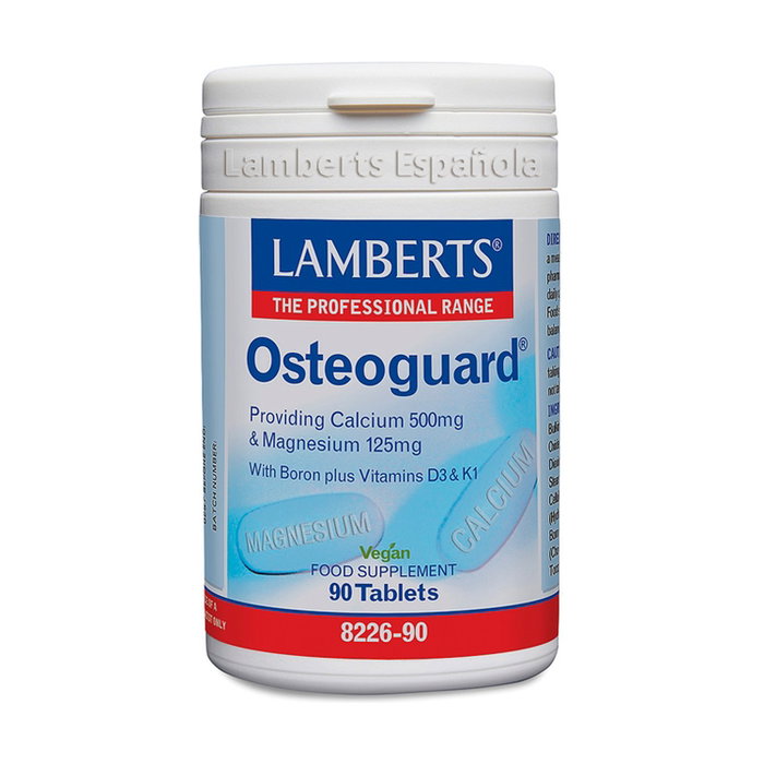 Lamberts Osteoguard 90 tabletas - Fórmula para la salud ósea con calcio, magnesio y vitaminas D y K Lamberts Osteoguard 90 tabletas - Fórmula para la salud ósea con calcio, magnesio y vitaminas D y K