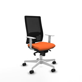PIQUERAS Y CRESPO Silla de oficina Horna Naranja y Negro