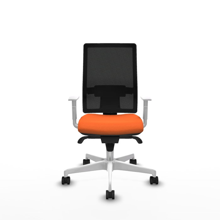 PIQUERAS Y CRESPO Silla de oficina Horna Naranja y Negro