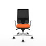 PIQUERAS Y CRESPO Silla de oficina Horna Naranja y Negro