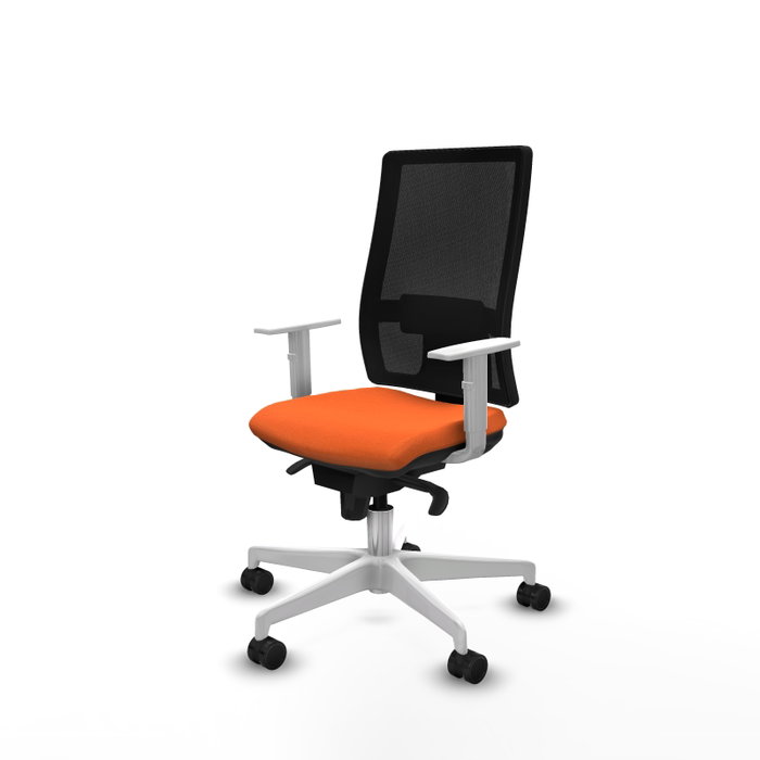 PIQUERAS Y CRESPO Silla de oficina Horna Naranja y Negro