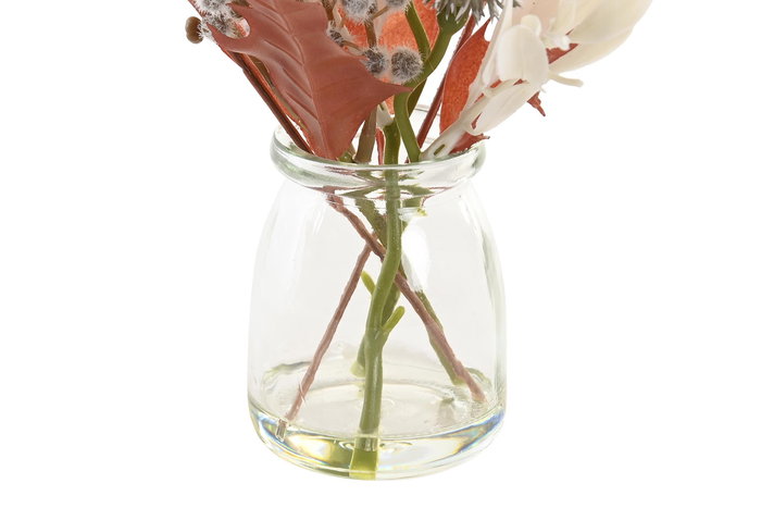 DKD Home Decor Planta Marron Blanco 6 x 27 x 6 cm (2 Unidades) DKD Home Decor Planta Marron Blanco 6 x 27 x 6 cm (2 Unidades)