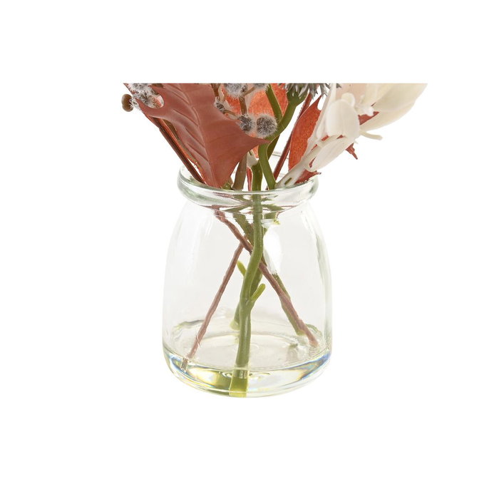 DKD Home Decor Planta de Cristal y PE 6x6x27 Surtido de 2 Unidades