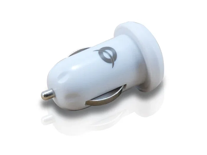 Conceptronic CUSBCAR2ASET Cargador Coche USB 12/24V 2 Puertos 2A Blanco para Apple iPhone iPad Tablet MP3 MP4 Smartphone
