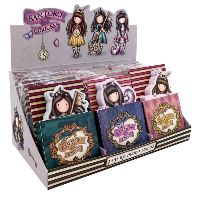 Safta Cuaderno de notas Gorjuss Through the Looking Glass Expositor de 18 unidades surtidas