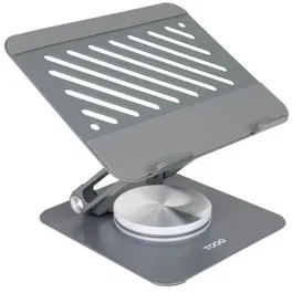 TooQ Soporte Elevador PH-NARVI-G Gris, Soporte para Tablet Rotación 360º y Ajustable hasta 13 Pulgadas Gris Oscuro