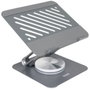 Tooq Soporte Elevador Plegable 360° Gris Oscuro PH-NARVI-G