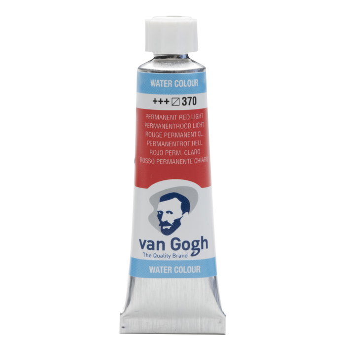 Van Gogh Acuarela Tubo 10 ml Rojo Permanente Claro 370 Van Gogh Acuarela Tubo 10 ml Rojo Permanente Claro 370