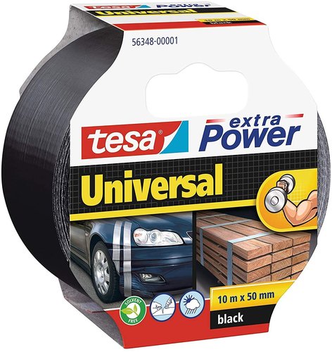 Tesa Cinta americana extra power universal negra 50 mm x 10 m Tesa Cinta americana extra power universal negra 50 mm x 10 m