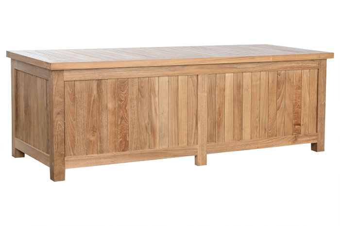 DKD Home Decor Baúl de Teca 150x55x50 Marrón Natural