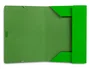 Liderpapel Carpeta Gomas Tres Solapas Cartón Plastificado Folio Color Verde