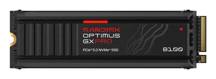 Sandisk OPTIMUS GXPRO 8100 1TB M.2 PCIe5 NVMe HS Sandisk OPTIMUS GXPRO 8100 1TB M.2 PCIe5 NVMe HS