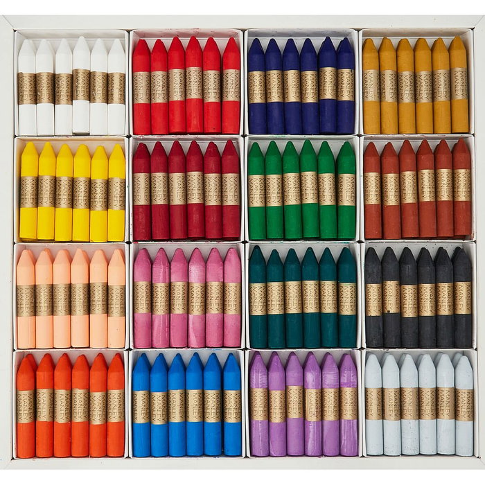 Manley Ceras Blandas Classbox de 192 unidades, colores surtidos