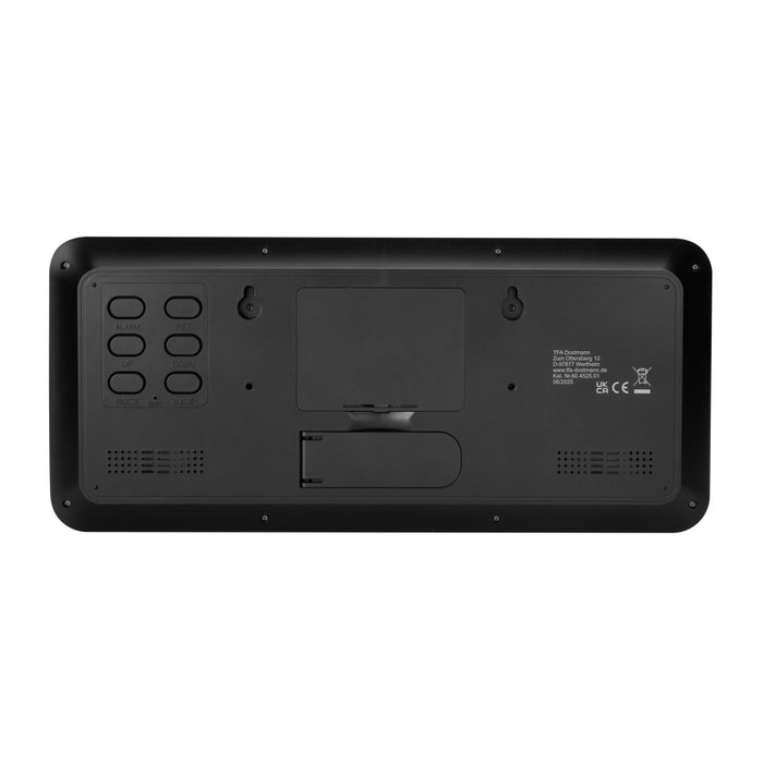 Tfa 60.4525.01 Reloj digital controlado por radio con clima de habitación Tfa 60.4525.01 Reloj digital controlado por radio con clima de habitación