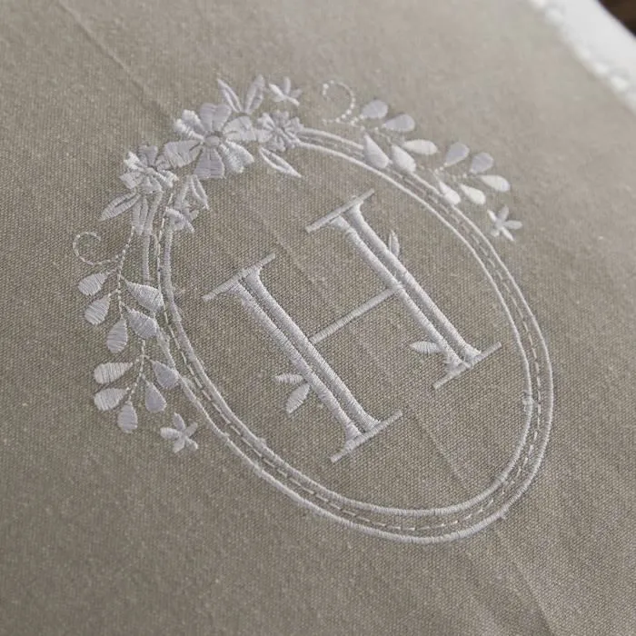 Today Cojín TOD1700216549240 Slub x Chambray x Bordado Berenice 40 x 40 cm