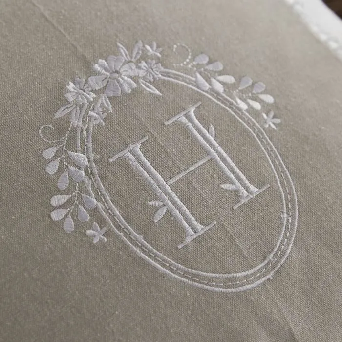 Today Cojín TOD1700216549240 Slub x Chambray x Bordado Berenice 40 x 40 cm