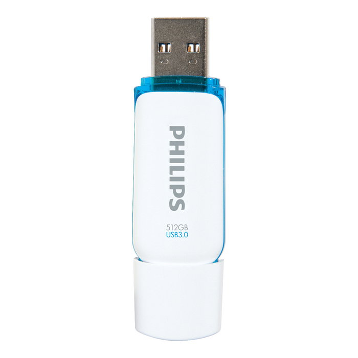 Philips FM51FD75B Memoria USB 512GB USB 3.2 Gen 1 Snow Edition Spring Green Blanco