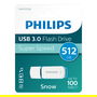 Philips FM51FD75B Memoria USB 512GB USB 3.2 Gen 1 Snow Edition Spring Green Blanco