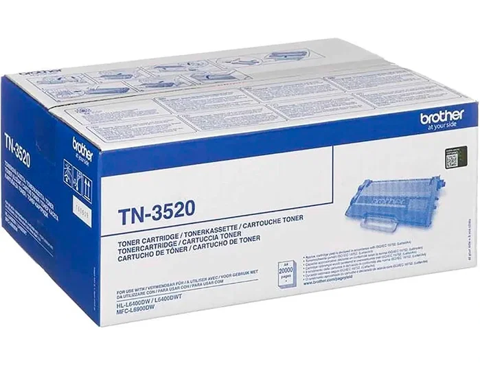 Brother TN-3520 Tóner Negro de Alto Rendimiento