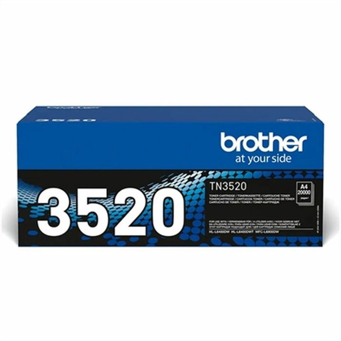 Brother TN-3520 Tóner Negro de Alto Rendimiento