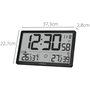 Kienzle Jumbo NEO LCD Weather Wall Clock negro