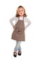 Creaciones Llopis Disfraz Castañera Otoño con Delantal y Pañuelo Talla 5 (11-13 Años)