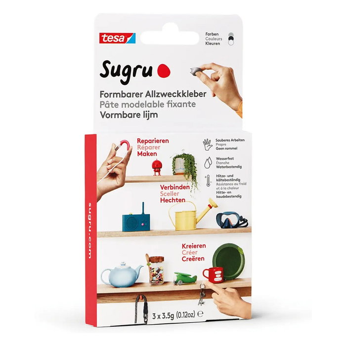 Tesa Sugru Adhesivo de Uso General Moldeable Negro