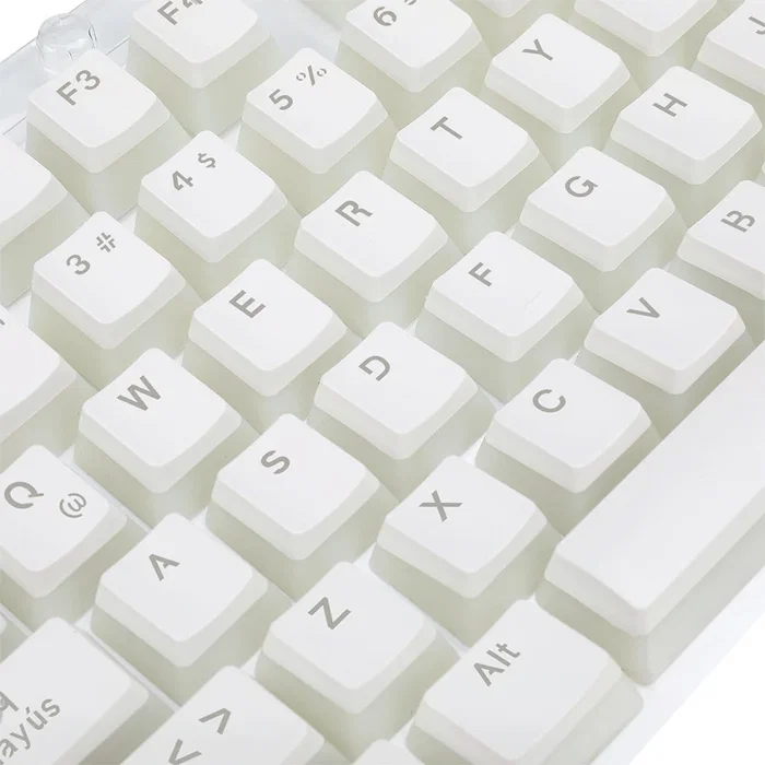 Redragon Scarab White Kit de Keycaps PBT Blanco Translúcido A130W-SP