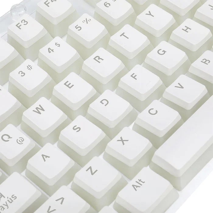 Redragon Scarab White Kit de Keycaps PBT Blanco Translúcido A130W-SP