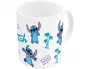 Taza Mug Stitch Azul Lila Cerámica 350 ml