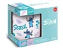 Taza Mug Stitch Azul Lila Cerámica 350 ml