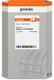 Prindo PRIET05A4 Classic XL Cartucho de tinta amarillo