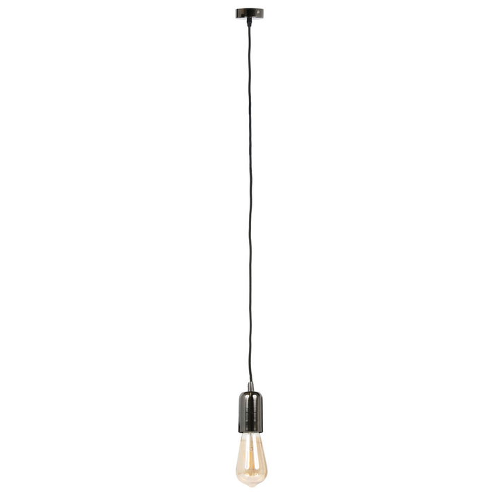 Home Deco Light Lámpara Colgante Bistrot Indus Aluminio Negro Estilo Industrial Vintage Cable 1m Para Bombillas E27 Max40W
