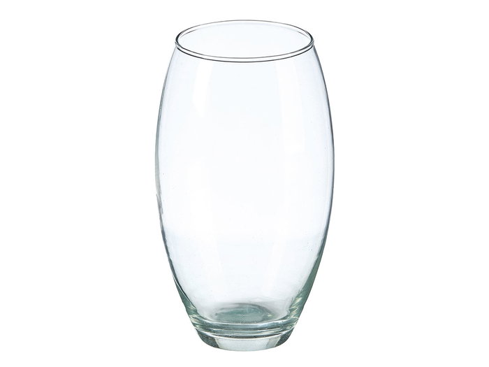 Giftdecor Jarron Cristal Abombado Transparente 20.5 cm (Set de 12)