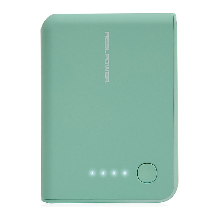 Realpower Powerbank PB-10k Opal Blue 10.000mAh Turquesa Realpower Powerbank PB-10k Opal Blue 10.000mAh Turquesa