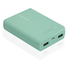 Realpower Powerbank PB-10k Opal Blue 10.000mAh Turquesa