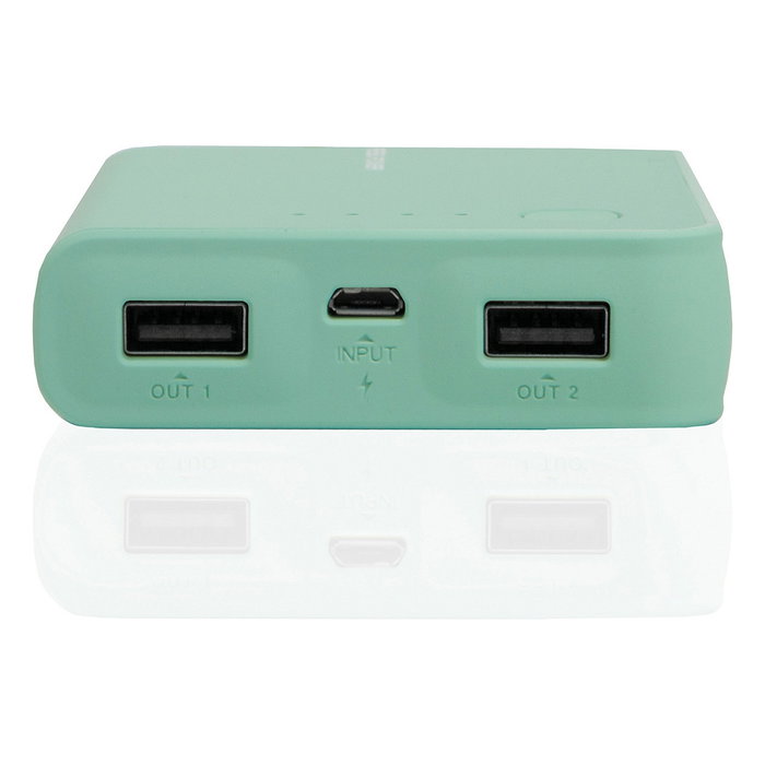 Realpower Powerbank PB-10k Opal Blue 10.000mAh Turquesa Realpower Powerbank PB-10k Opal Blue 10.000mAh Turquesa