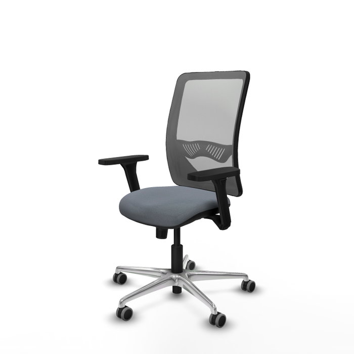PIQUERAS Y CRESPO Silla de oficina Zulema con Mecanismo Sincro y Brazos 3D - Gris PIQUERAS Y CRESPO Silla de oficina Zulema con Mecanismo Sincro y Brazos 3D - Gris